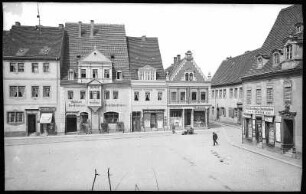 Wurzen. Markt und Hotel Gesellschaftshaus