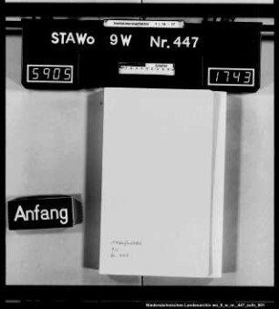 Urkundenregister des Kantonnotars Eigner zu Vorsfelde