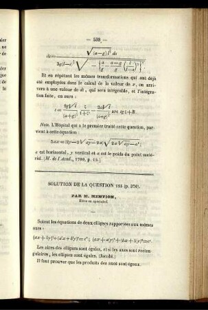 Solution de la question 125.