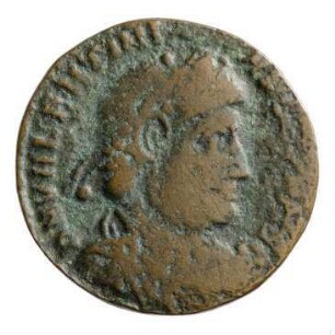 Münze, Aes 3, 25. Februar 364 bis 24. August 367 n. Chr.