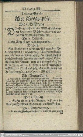 [13.] Anfangs-Gründe Der Geographie