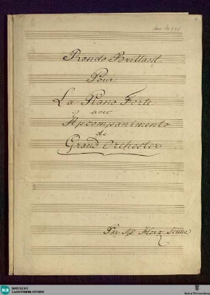 Rondos - Don Mus.Ms. 748 : pf, orch; D