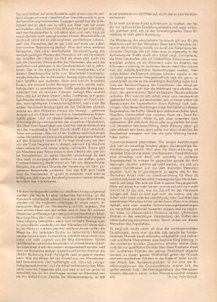[Fortsetzung "Rationalisierte oder oragnische Arbeitsleistung im Handwerk"]