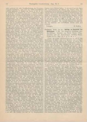 208-209 [Rezension] Freimann, Jac., Beiträge zur Geschichte der Bibelexegese. 1. Hft. Des Gregorius Abulfarag, gen. Bar-Hebräus. Scholien zum Buche Daniel