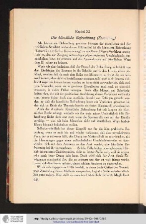 Kapitel 11: Die künstliche Befruchtung (Besamung)