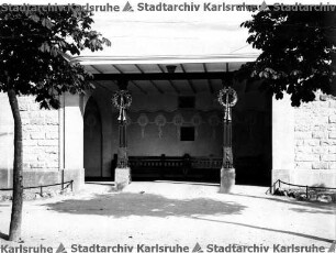 Beichel, Friedrich. Hauptfriedhof Wartehalle