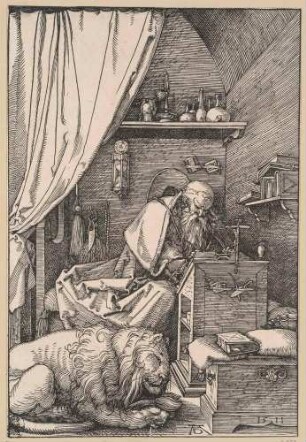 Der heilige Hieronymus in der Zelle