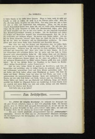 Aus Zeitschriften
