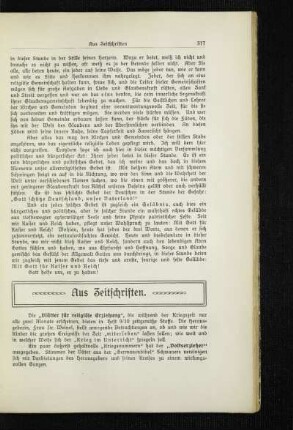 Aus Zeitschriften