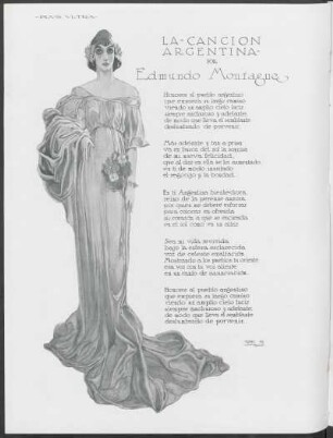 La canción argentina : Dibujo de Sirio