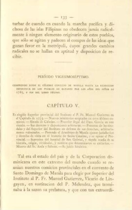 Período vigésimoséptimo. Comprende desde el célebre concilio de Manila hasta la reduccion ...