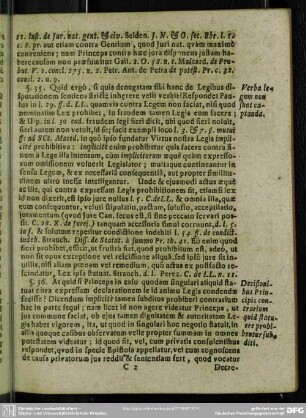 §. 35. Verba legum non sunt captanda