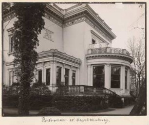 Einzelwohnhaus Berliner Straße 25, Berlin-Charlottenburg: Ansicht (aus: Julius Kohte, Alt-Berlin, Bauwerke in Berlin und Charlottenburg, aufgenommen 1907-1914)