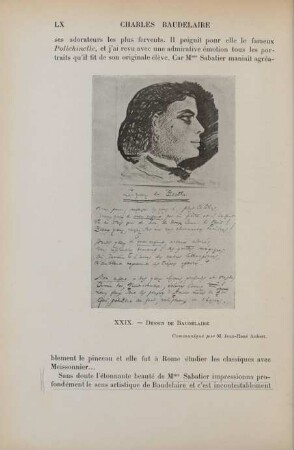 XXIX. Dessin de Baudelaire