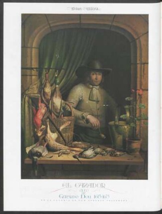 "El cazador", óleo