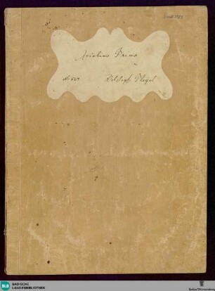 Trois quintetti : pour deux violons deux alto et un violoncel; 3. livre de Quintetti