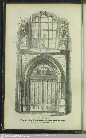 Portal der Schlosskirche zu Wittenberg