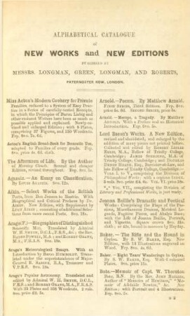 Alphabetical catalogue of new works and new editions ...