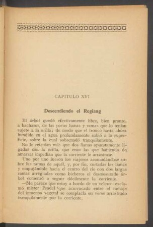 Capítulo XVI - Descendiendo el Regiang
