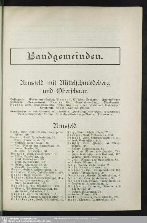 Arnsfeld mit Mittelschmiedeberg und Oberschaar