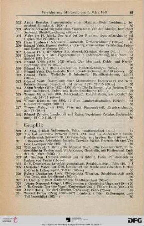 Graphik (Nr. 319-384)