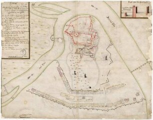 Entwurff über Griechisch-Weissenburg (Belgrad), wie selbige von der Rom. Kay. Armè anno 1688 belägert, attaquirt und erobert worden