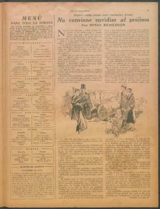 No conviene envidiar al prójimo : Medite usted sobre este problema diario