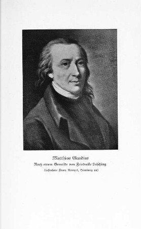 Matthias Claudius.