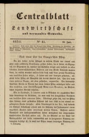 1835. No. 15. 10. Juli