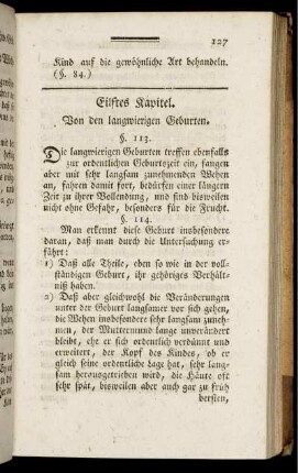 Eilftes Kapitel. Von den langwierigen Geburten.