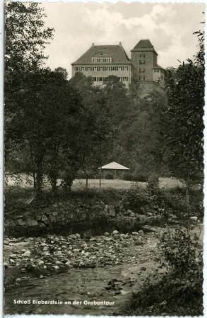 Bieberstein. Schloss Bieberstein an der Grabentour