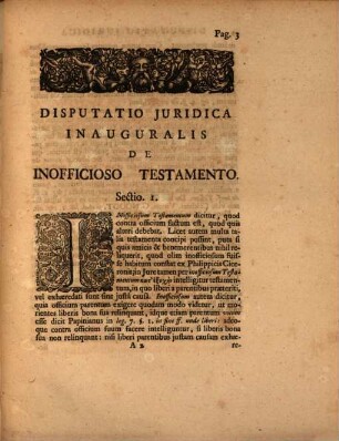 Disp. iur. inaug. de inofficioso testamento