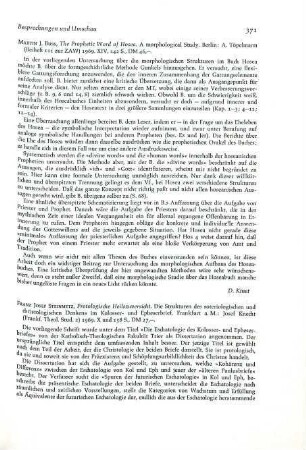 371-372 [Rezension] Steinmetz, Franz-Josef, Protologische Heils-Zuversicht