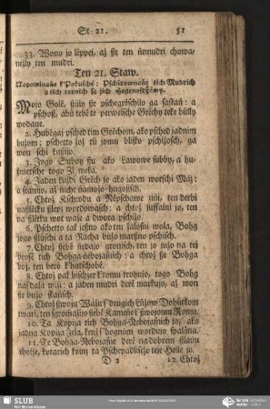 Ten 21. Staw