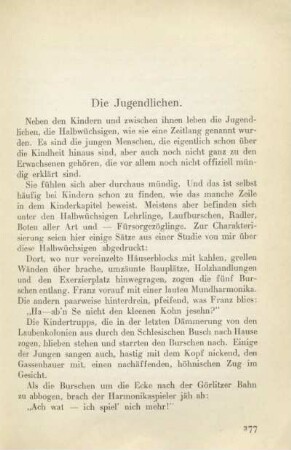 Die Jugendlichen