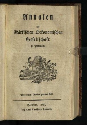 Des dritten Bandes zweytes Heft