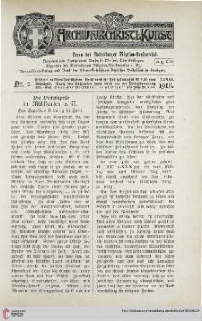 36: Die Veitskapelle in Mühlhausen a. N.