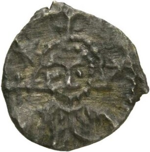 Siliqua Kaiser Leo III. und Papst Gregor II.