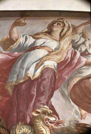 Personifikationen der streitenden und der triumphierenden Kirche