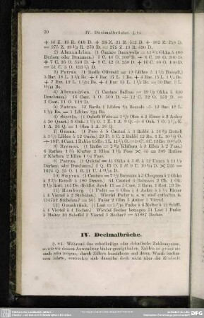IV. Decimalbrüche