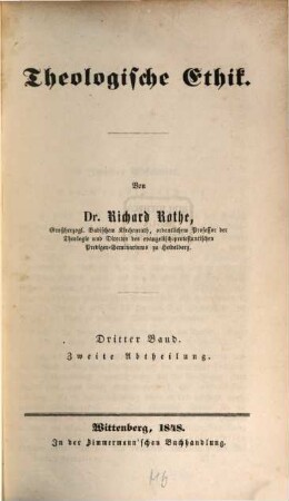 Theologische Ethik, 3,2