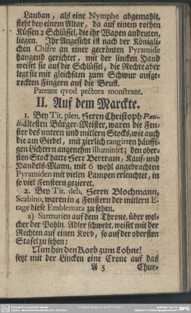 II. Auf dem Marckte