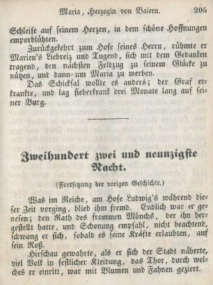 Zweihundert zwei und neunzigste Nacht