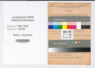 Entnazifizierung Johannes Schur, geb. 06.05.1894 (Lehrer)