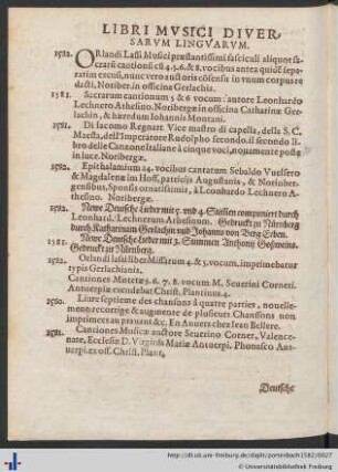 Libri Mvsici Diversarvm lingvarvm.