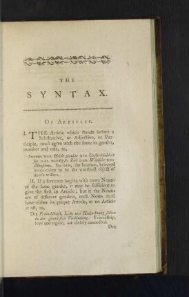 The Syntax.