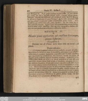 Membrum IV. De Membri primi applicatione ad confictum Pietismum, eiusque historiam.