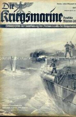 Illustrierte Halbmonatszeitschrift "Die Kriegsmarine" zum Seekrieg gegen Großbritannien