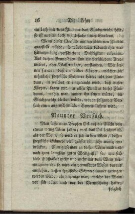 Neunter Versuch