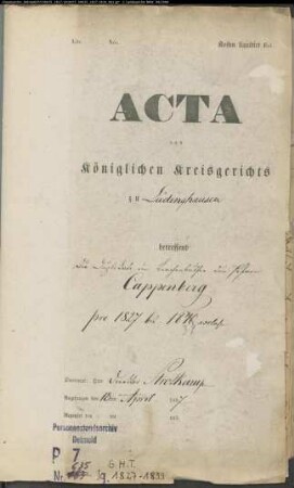 Kirchenbuchduplikat der katholischen Gemeinde Bork (GHT 1827-1839). (Gemeinde: Cappenberg, katholische Gemeinde)